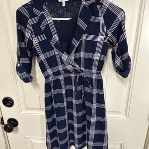 Girls navy dress